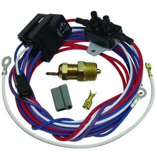 Vintage Air Electric Fan Thermostat Kit with Heavy Duty Wiring 190 Degree Switch Kit - 241900