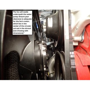 Vintage Air 500 Watt LoPro™ 1932 Ford CustomFit™ Brushless Fan Kit - 280474