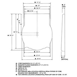 Vintage Air Fan Shroud Application Specific Fits 1933-34 Ford - 32034-VFF