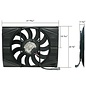 Vintage Air Monster 1973-79 Ford F-Series/1978-79 Bronco 19 Inch 850W CustomFit Brushless Fan Kit - 280480