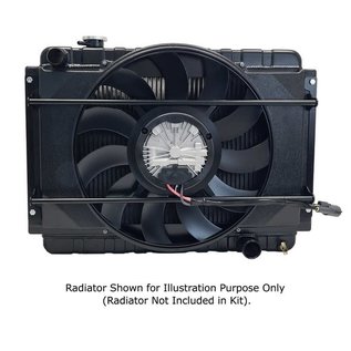 Vintage Air 850 Watt Monster 1964-67 Chevelle 19 Inch CustomFit Brushless Fan Kit - 280481