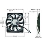 Vintage Air 1932 Ford 850 Watt  Monster Brushless Fan CustomFit Kit - 371252