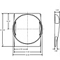 Vintage Air 1932 Ford Fan Shroud Designed for TCI Chassis Motor Mounting Positioning - 372033