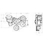Vintage Air GM LT1 Wet-Sump W/ PS Integrated Pump Front Runner Drive System -