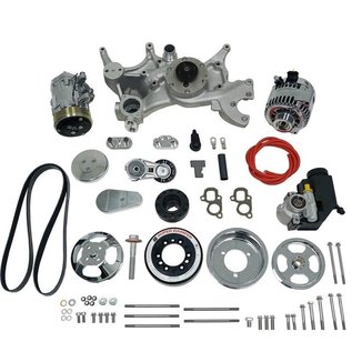 Vintage Air GM LT1 Wet-Sump W/ PS Integrated Pump Front Runner Drive System -
