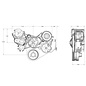 Vintage Air GM LT1 Dry-Sump W/ PS Integrated Pump Front Runner Drive System -
