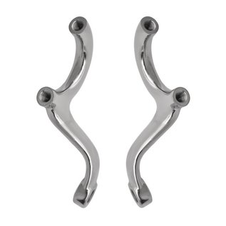 Johnson’s Hot Rod Shop Steering Arm for 5" Drop Axle 304 SS (Sold in pairs)  - Polished Finish - 110-003