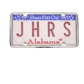 Johnson’s Hot Rod Shop 1932 Ford Taillight Bucket License Plate Frame - Polished Finish - 204-001