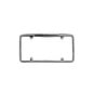 Johnson’s Hot Rod Shop Throw Back License Plate Frame Modern Plate Lighted 304 SS - Polished Finish - 208-002