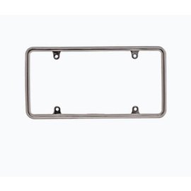 Stainless Steel Rear License Plate Frame – 3-Post Flag Holder – Parade Topper – USA Theme – OCTANE LIGHTING