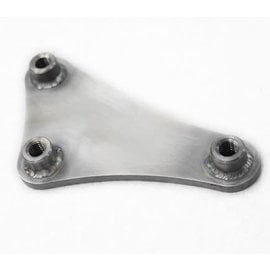 Johnson’s Hot Rod Shop Vega Steering Box Mount - Steel - Raw Finish - 210-002