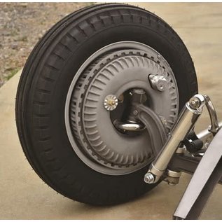 Johnson’s Hot Rod Shop Kinmont Safety Stop Front Brakes 5x5/5x5.5 BC for Pin Drive K/O Wheels - Natural Cast - 307-005