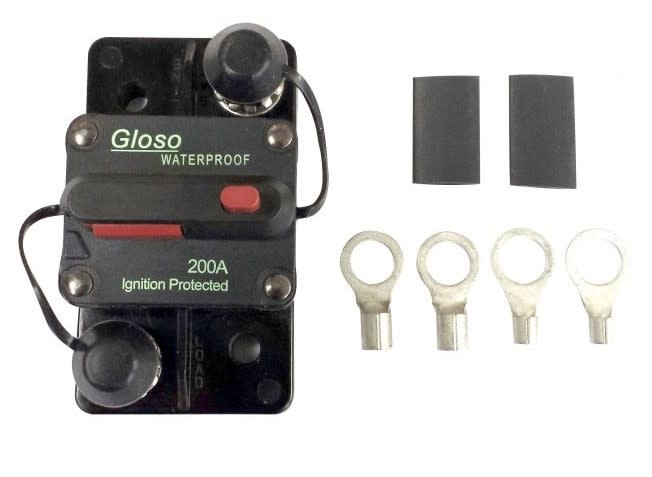 American Autowire 200 Amp Sealed Circuit Breaker American Autowire 200 Amp Sealed Circuit Breaker
