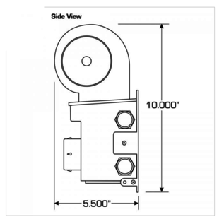 Vintage Air Gen II Heater W/ Defrost and Servo Door Control - 506101