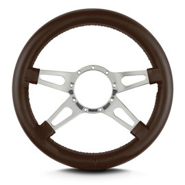 Lecarra Lecarra Mark 9 Supreme 14" Polished Thick Grip Steering Wheels