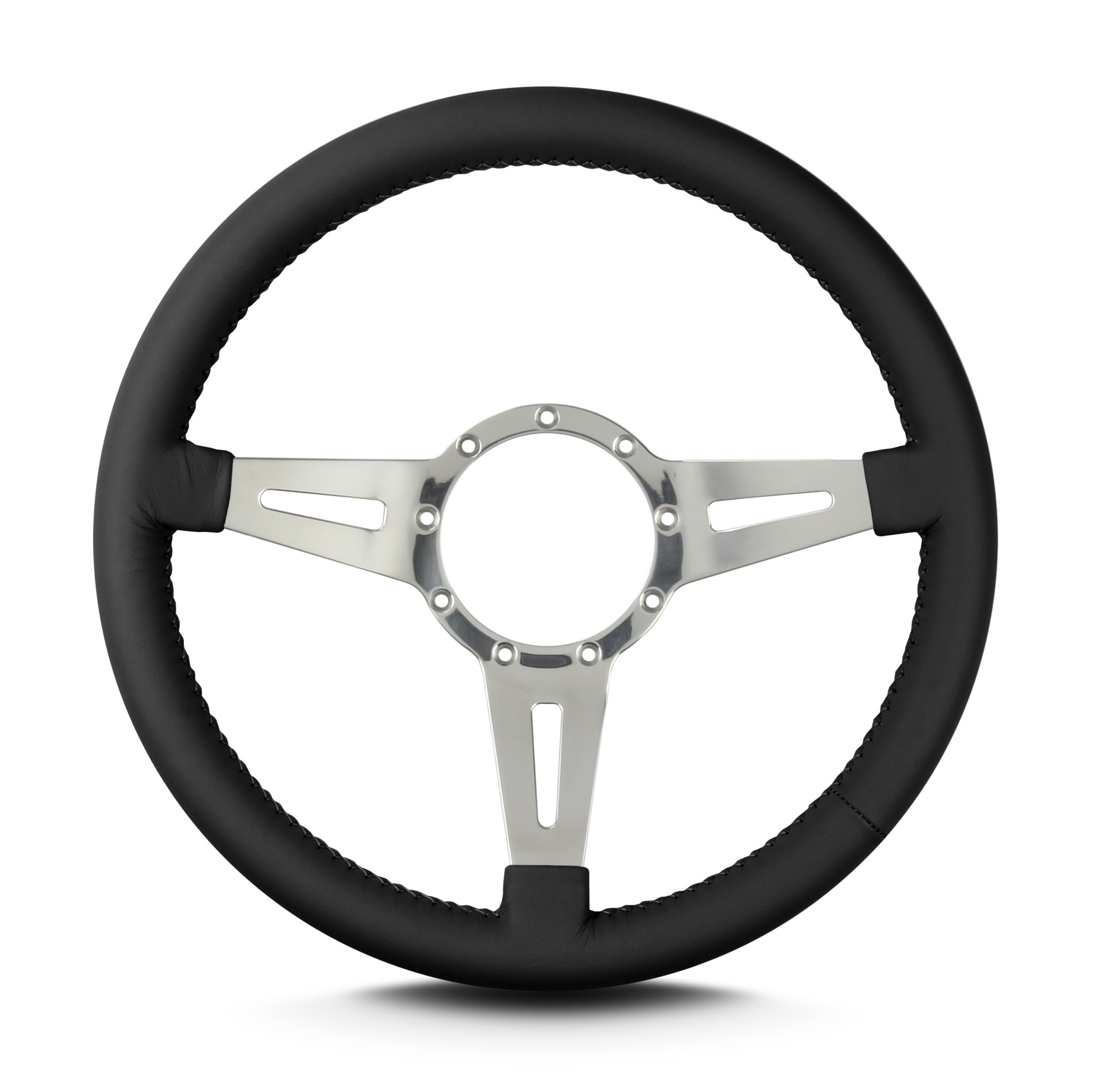 Lecarra Mark 4 Steering Wheel Elegante Polished w/Black Wrap 43202 Lecarra Mark 4 Steering Wheel Elegante Polished w/Black Wrap 43202
