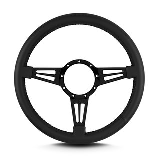 Lecarra Lecarra Mark 4 Double Slot 14" Black Standard Grip Steering Wheels
