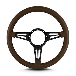 Lecarra Lecarra Mark 4 Double Slot 14" Black Standard Grip Steering Wheels