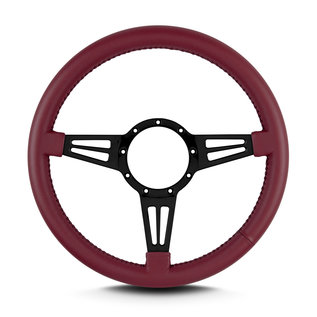 Lecarra Lecarra Mark 4 Double Slot 14" Black Standard Grip Steering Wheels