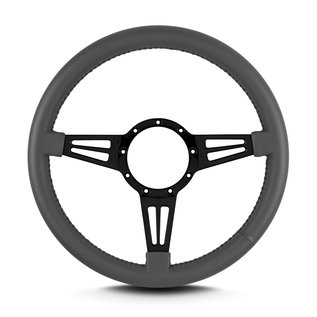 Lecarra Lecarra Mark 4 Double Slot 14" Black Standard Grip Steering Wheels