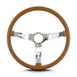 Lecarra Lecarra Hot Rod - 15" Polished  Thin Grip Steering Wheels