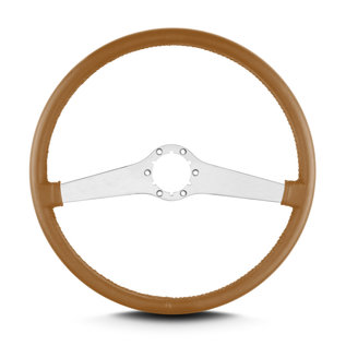 Lecarra Lecarra Two Smooth -  15" Brushed Thin Grip Steering Wheels