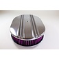 RPC Air Cleaner - Oval - Dual Finned - 15'' x 2'' - Washable - Pol Alum - S6311