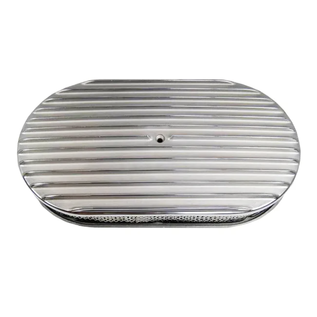 RPC Air Cleaner - Oval - Full Finned - 15'' x 2'' - Paper - Pol Alum - S6318