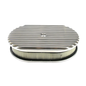RPC Air Cleaner - Oval - Full Finned - 12'' x 2'' - Paper - Pol Alum - S6313