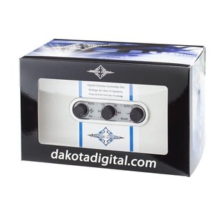 Dakota Digital DCC Digital Climate Control - DCC-3000 - VHX - Vintage Air Gen IV 3-Knob, Horizontal, Chrome