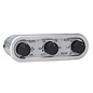 Dakota Digital DCC Digital Climate Control - DCC-3000 - VHX - Vintage Air Gen IV and Gen5 3-Knob, Horizontal, Satin