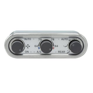 Dakota Digital DCC Digital Climate Control - DCC-3000 - VHX - Vintage Air Gen IV and Gen5 3-Knob, Horizontal, Satin