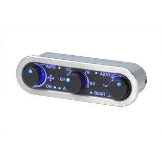 Dakota Digital DCC Digital Climate Control - DCC-3000 - VHX - Vintage Air Gen IV and Gen5 3-Knob, Horizontal, Satin