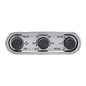 Dakota Digital DCC Digital Climate Control - DCC-3000 - VHX - Vintage Air Gen IV and Gen5 3-Knob, Horizontal, Satin