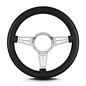 Lecarra Lecarra Mark 4 14" Double Slot Polished  Thick Grip Steering Wheels
