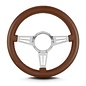 Lecarra Lecarra Mark 4 14" Double Slot Polished  Thick Grip Steering Wheels