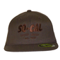 So-Cal Speed Shop Hat - Flat Bill - Brown Hat w/Brown So-Cal Script