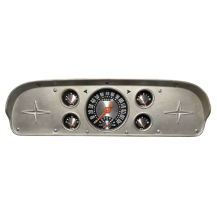 Classic Instruments 57-60 Ford Truck Direct Fit Instruments - OE Style - STD Speedo - FT57OE54