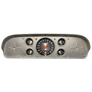 Classic Instruments 57-60 Ford Truck Direct Fit Instruments - Hot Rod - STD Speedo - FT57HR54