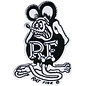 Mooneyes Black & White - Rat Fink Embroidered Patch