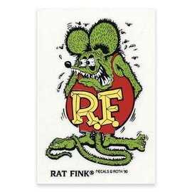 Mooneyes Green Rat Fink Standing Sticker