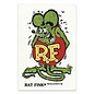 Mooneyes Green Rat Fink Standing Sticker