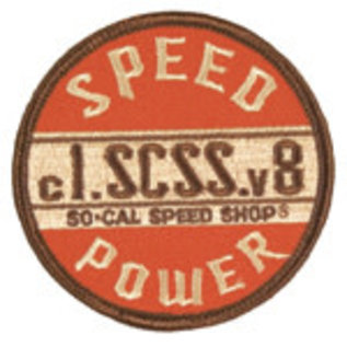 So-Cal Speed Shop So-Cal Speed Shop Nose Art Patch Speed & Power - SC64