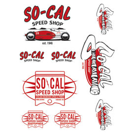 So-Cal Speed Shop SO-CAL Speed Shop Belly Tank Decal Sheet - SC 38S