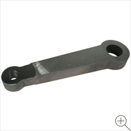 Borgeson Pitman Arm; Fits 122/525/605 Box; Bendable Steel; Flat; 6in. Centers - 806003