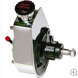 Borgeson Power Steering Pump - Chrome, GM Pressure - 800311