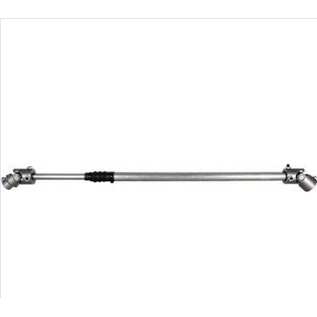 Borgeson Steering Shaft; Telescopic; Steel; 66-75 Ford Bronco w/ factory manual steering and Borgeson power conversion box - 000821