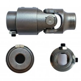 Borgeson Vibration Reducing Steering Universal Joint - Steel; 9/16"26 X 3/4"DD - 030949