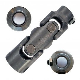 Borgeson Double Steering Universal Joint - 3/4"36 X 1" Smooth Bore