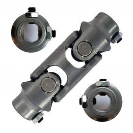 Borgeson Double Steering Universal Joint - 3/4"DD X 17mm DD